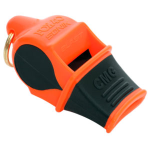Oranžovo-čierna píšťalka Fox 40 Sonik Blast CMG multicolor