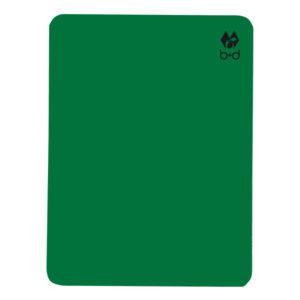 Zelená rozhodcovská karta b+d