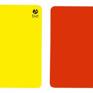 Žltá a červená rozhodcovská karta